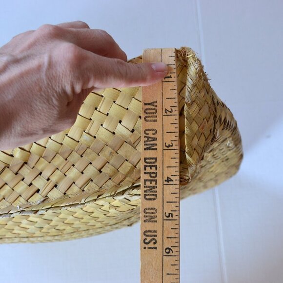 Vintage XL Straw Tote Bag - Picture 12 of 12